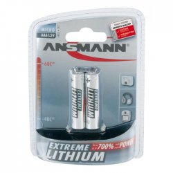 Lithium Batteri LR03 AAA Blister 2-pack