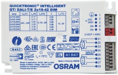 QTi DALI-T/E 2X18…42 DIM